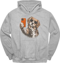 Nova Scotia Duck Tolling Retriever Selfie Dog Hoodie Gift For Duck Lover