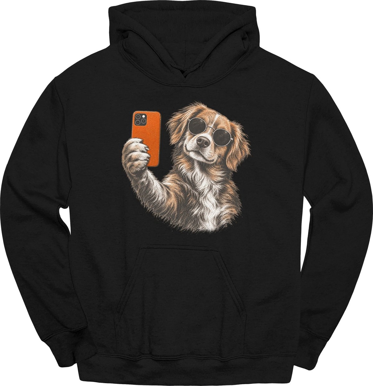 Nova Scotia Duck Tolling Retriever Selfie Dog Hoodie Gift For Duck Lover