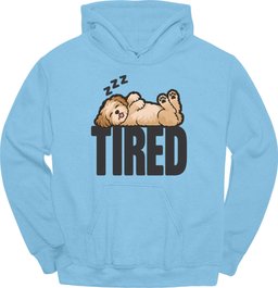 Maltipoo Tired Dog Hoodie Gift For Dog Lover