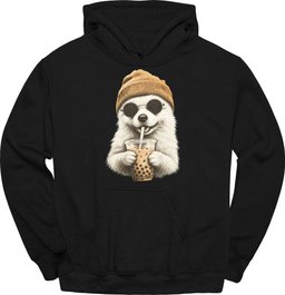 Japanese Spitz Hipster Dog Hoodie Gift For Dog Lover