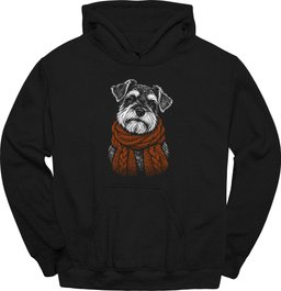Miniature Schnauzer Winter Dog Hoodie Gift For Dog Lover