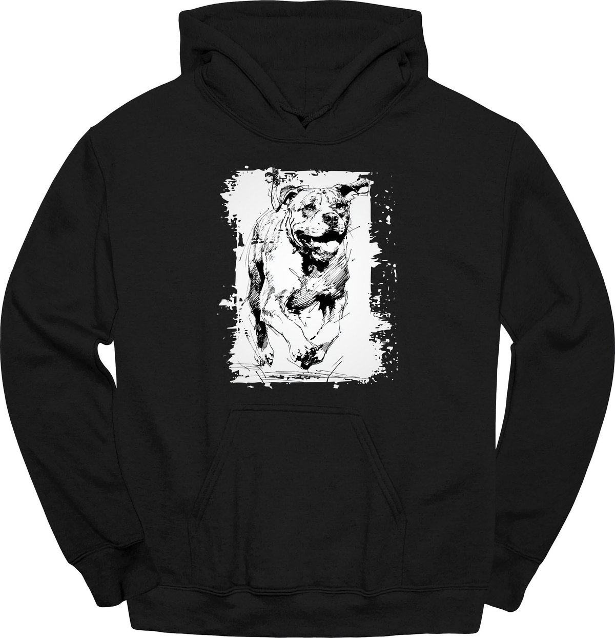 Mastiff Running Dog Hoodie Gift For Dog Lover