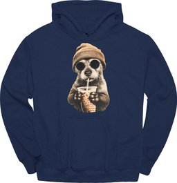 Mutt Mixed Breed Hipster Dog Hoodie Gift For Dog Lover