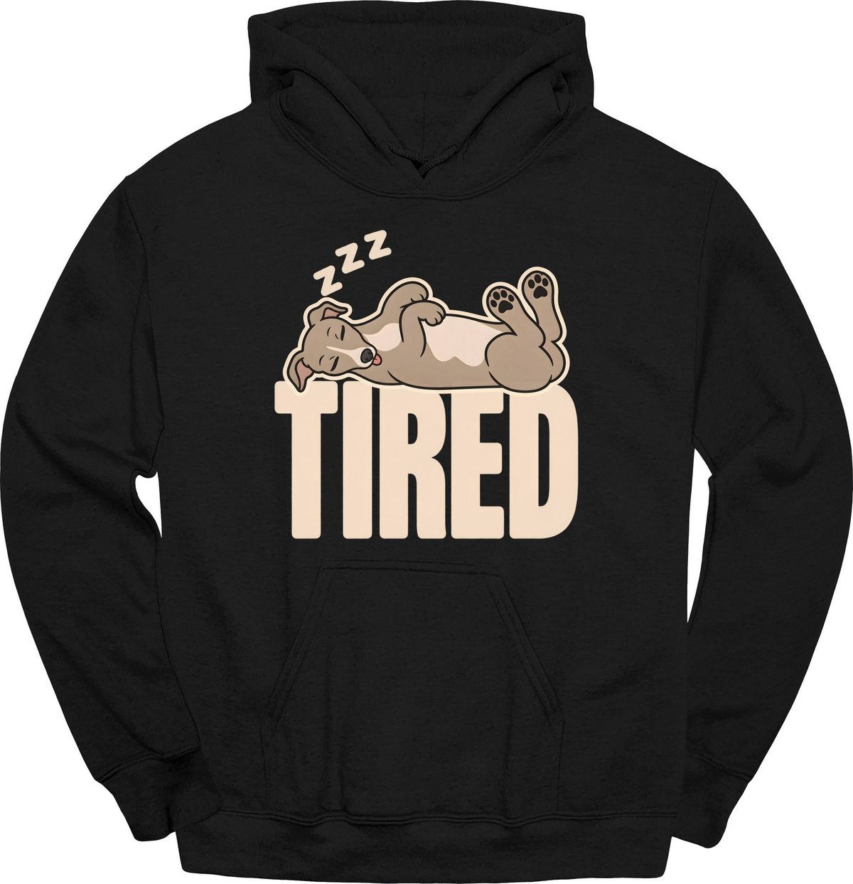Italian Greyhound Tired Dog Hoodie Gift For Dog Lover