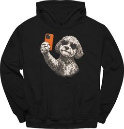 Lagotto Romagnolo Selfie Dog Hoodie Gift For Dog Lover