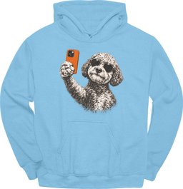 Lagotto Romagnolo Selfie Dog Hoodie Gift For Dog Lover