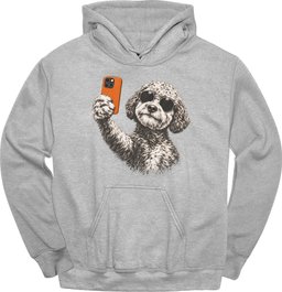 Lagotto Romagnolo Selfie Dog Hoodie Gift For Dog Lover