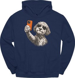Lagotto Romagnolo Selfie Dog Hoodie Gift For Dog Lover