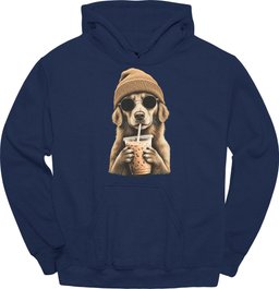 Nova Scotia Duck Tolling Retriever Hipster Dog Hoodie Gift For Duck Lover