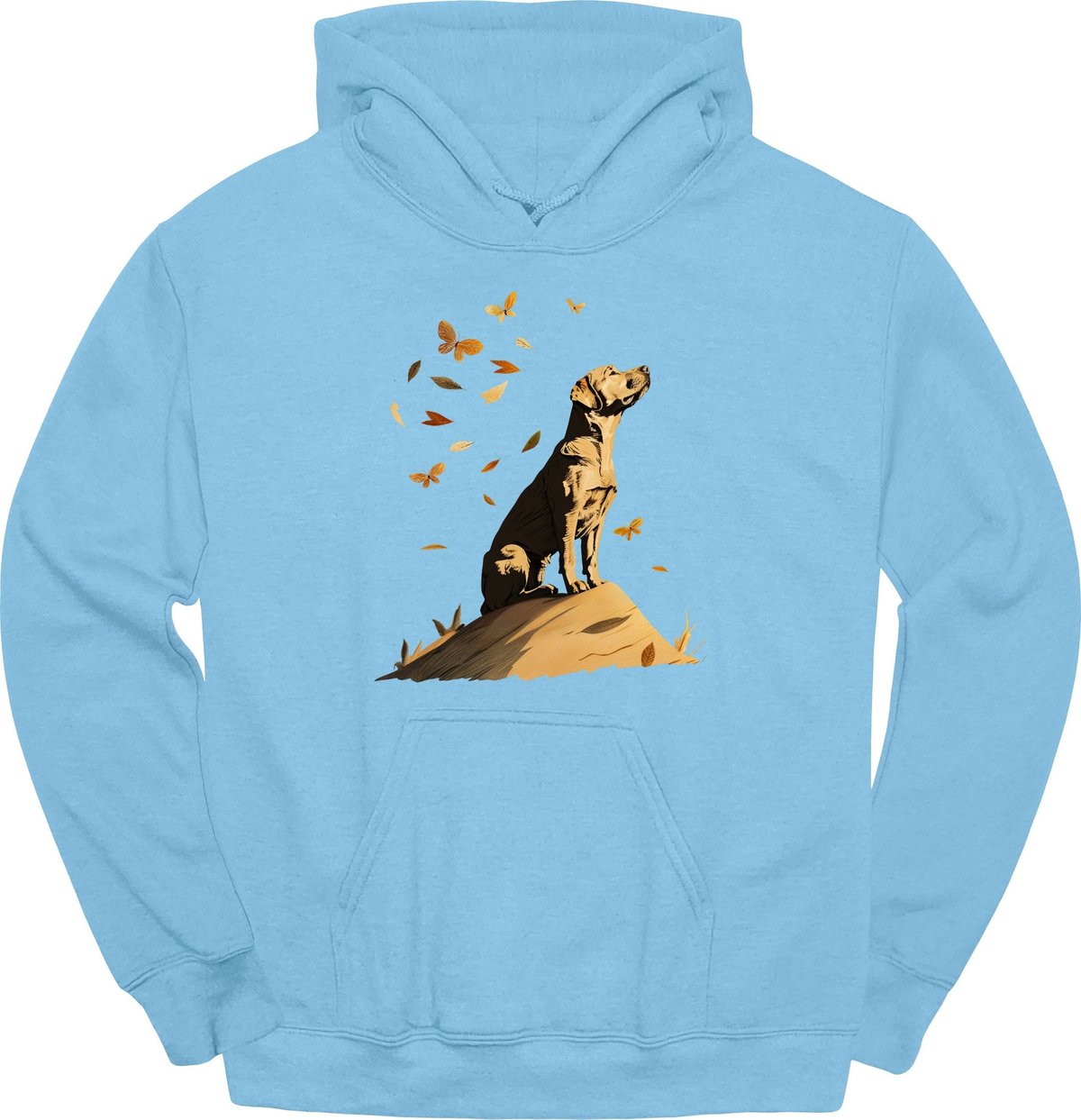 Labrador Fall Dog Hoodie Gift For Dog Lover