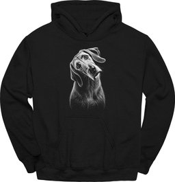Irish Wolfhound Tilted Dog Hoodie Gift For Dog Lover