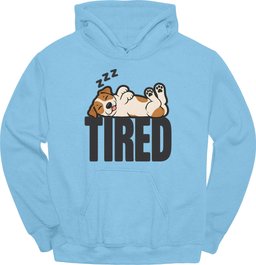 Jack Russell Tired Dog Hoodie Gift For Dog Lover
