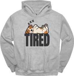 Jack Russell Tired Dog Hoodie Gift For Dog Lover