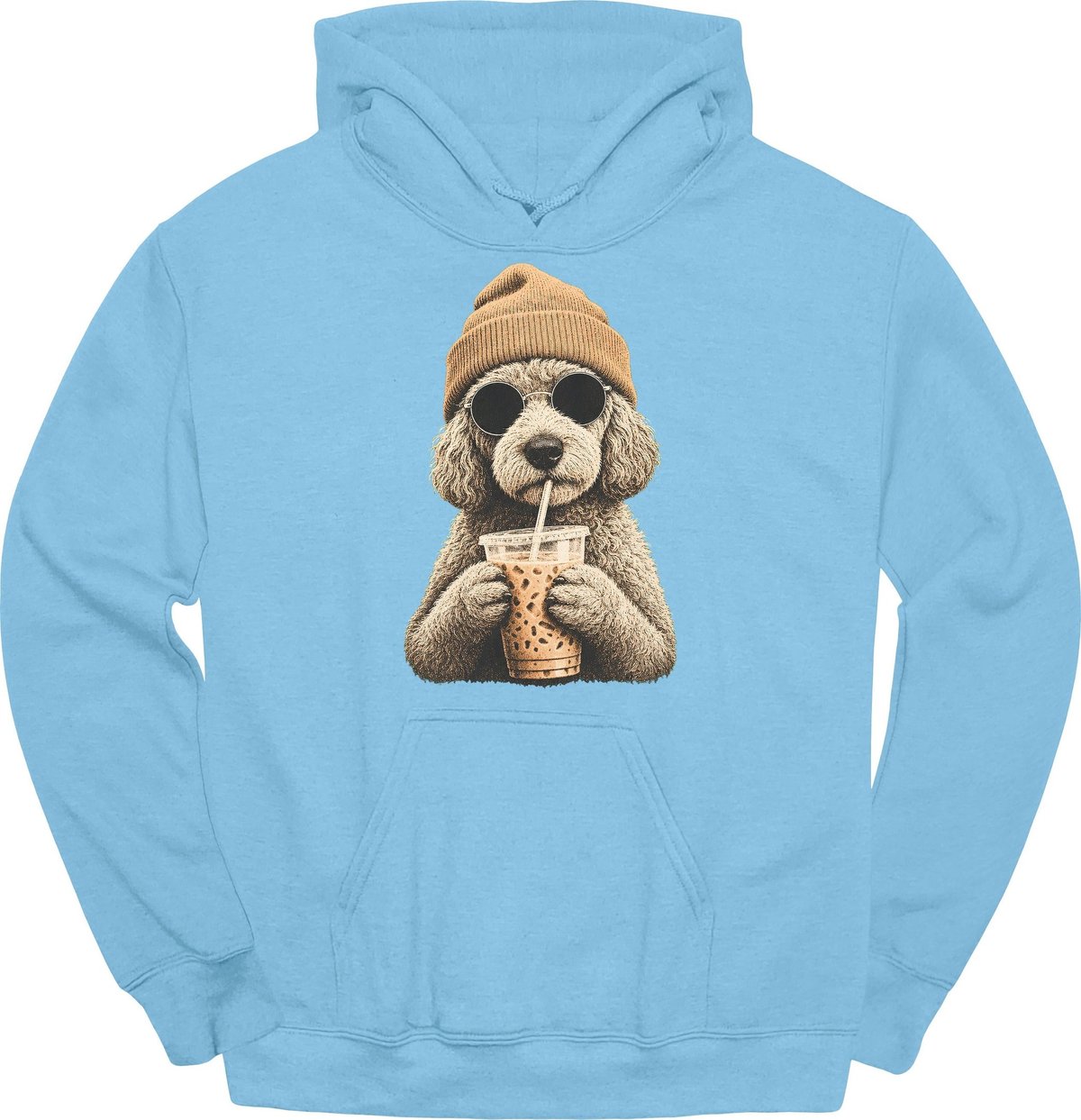 Labradoodle Hipster Dog Hoodie Gift For Dog Lover