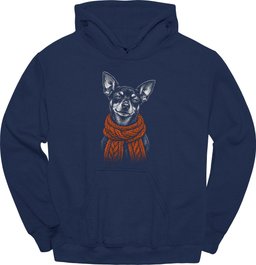 Miniature Pinscher Winter Dog Hoodie Gift For Dog Lover