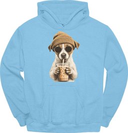 Jack Russell Hipster Dog Hoodie Gift For Dog Lover