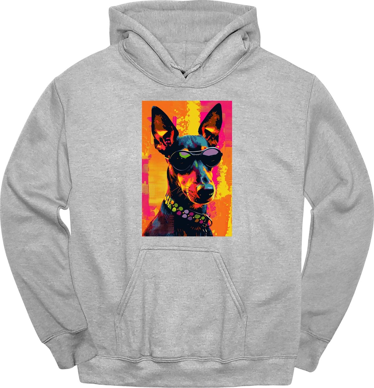 Manchester Terrier Punk Dog Hoodie Gift For Dog Lover