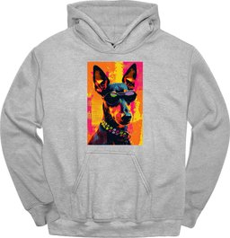 Manchester Terrier Punk Dog Hoodie Gift For Dog Lover