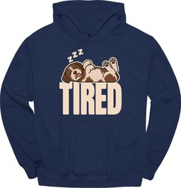 Lagotto Romagnolo Tired Dog Hoodie Gift For Dog Lover