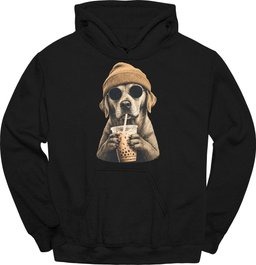 Labrador Hipster Dog Hoodie Gift For Dog Lover