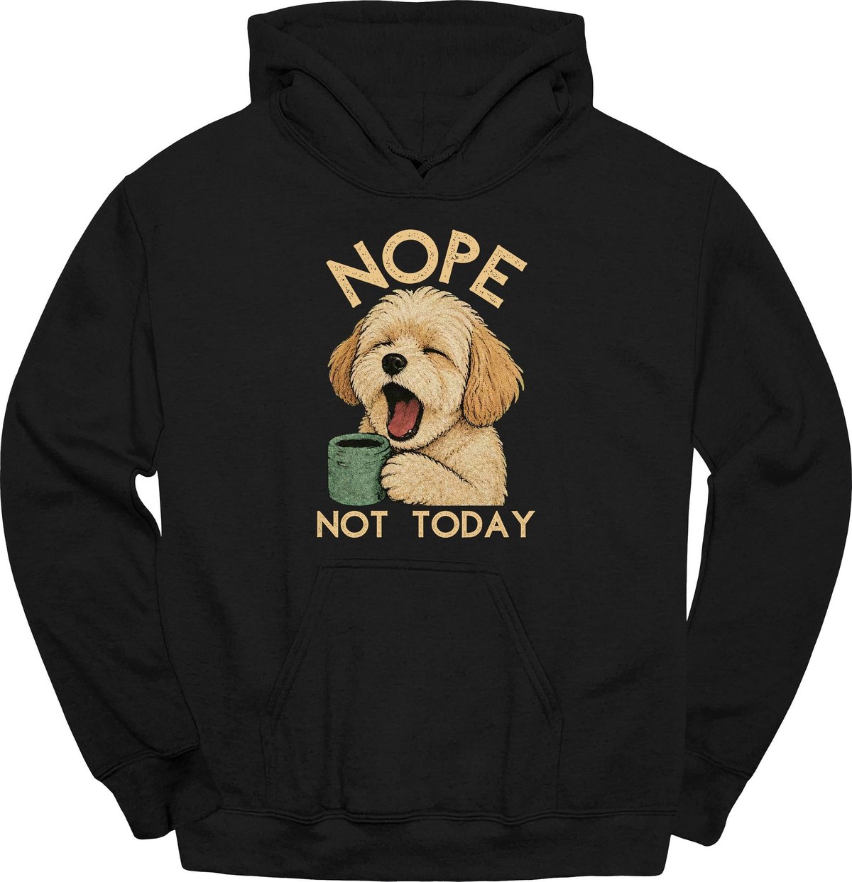 Maltipoo Not Today Hoodie Gift For Dog Lover