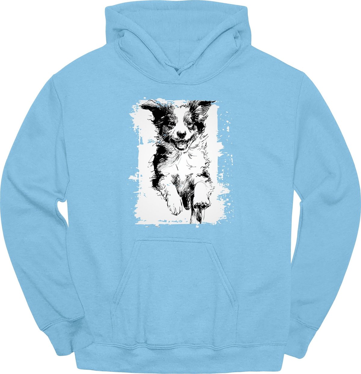 Miniature American Shepherd Running Dog Hoodie Gift For Dog Lover
