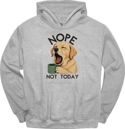 Labrador Not Today Hoodie Gift For Dog Lover