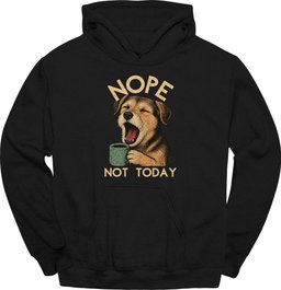 Mutt Mixed Breed Not Today Hoodie Gift For Dog Lover