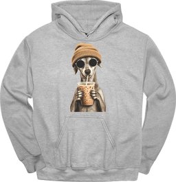 Italian Greyhound Hipster Dog Hoodie Gift For Dog Lover