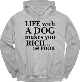 Life With A Dog Hoodie Gift For Dog Lover