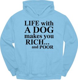 Life With A Dog Hoodie Gift For Dog Lover