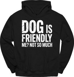 Not So Much Hoodie Gift For Dog Lover