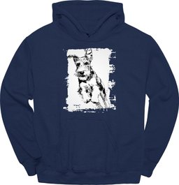 Kerry Blue Terrier Running Dog Hoodie Gift For Dog Lover
