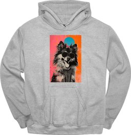 Keeshond Punk Dog Hoodie Gift For Dog Lover