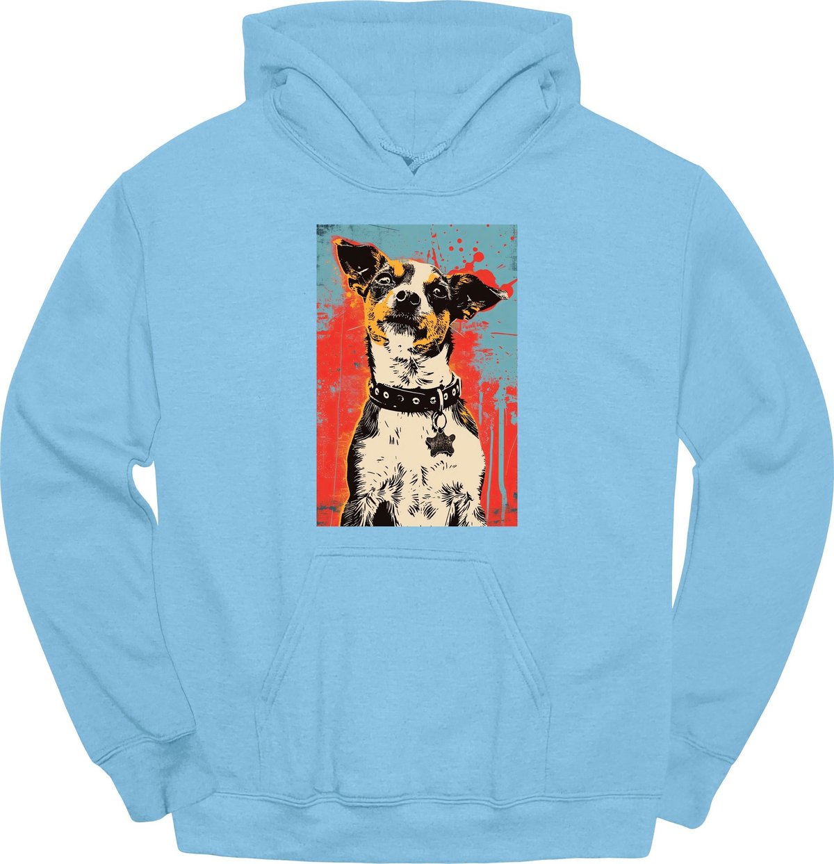 Jack Russell Punk Dog Hoodie Gift For Dog Lover