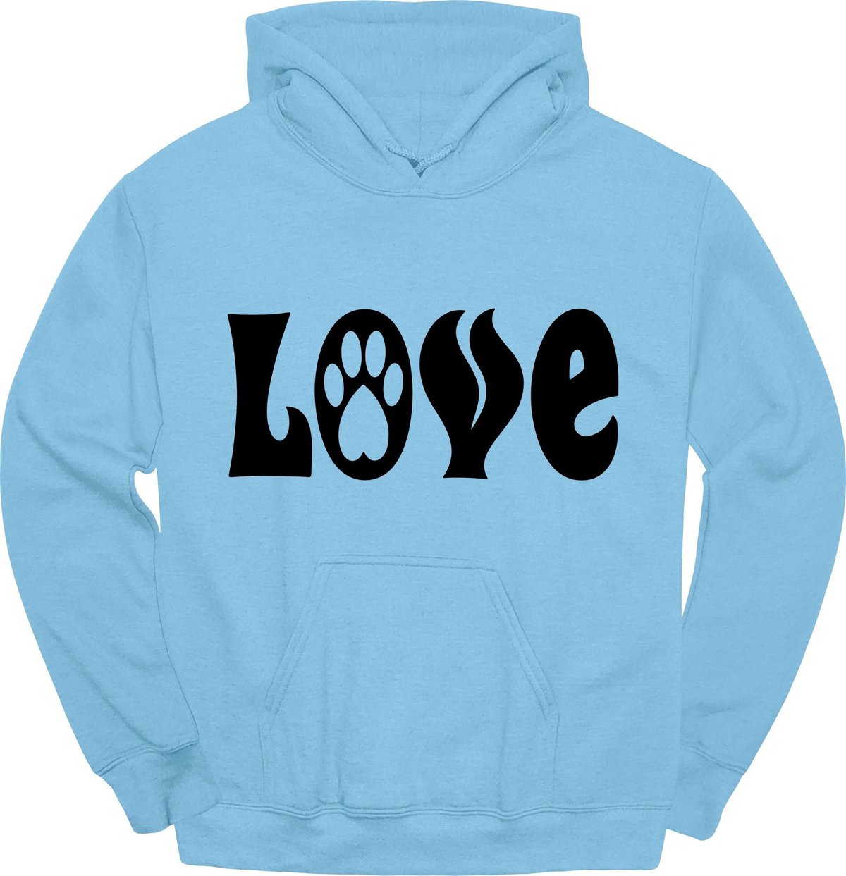 Love Paw Hoodie Gift For Dog Lover