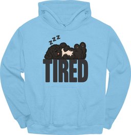 Newfoundland Tired Dog Hoodie Gift For Dog Lover