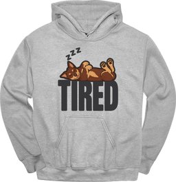 Kelpie Tired Dog Hoodie Gift For Dog Lover