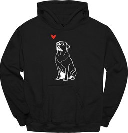 Rottweiler Sketch Dog Hoodie Gift For Dog Lover
