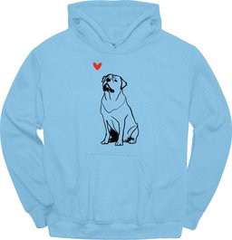 Rottweiler Sketch Dog Hoodie Gift For Dog Lover