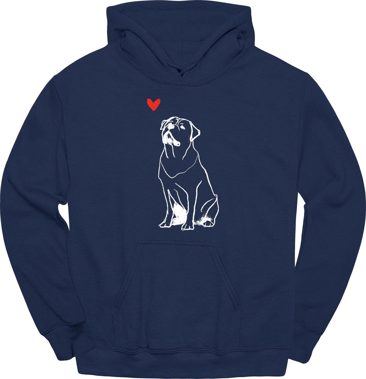 Rottweiler Sketch Dog Hoodie Gift For Dog Lover