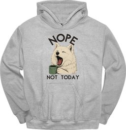 Japanese Spitz Not Today Hoodie Gift For Dog Lover