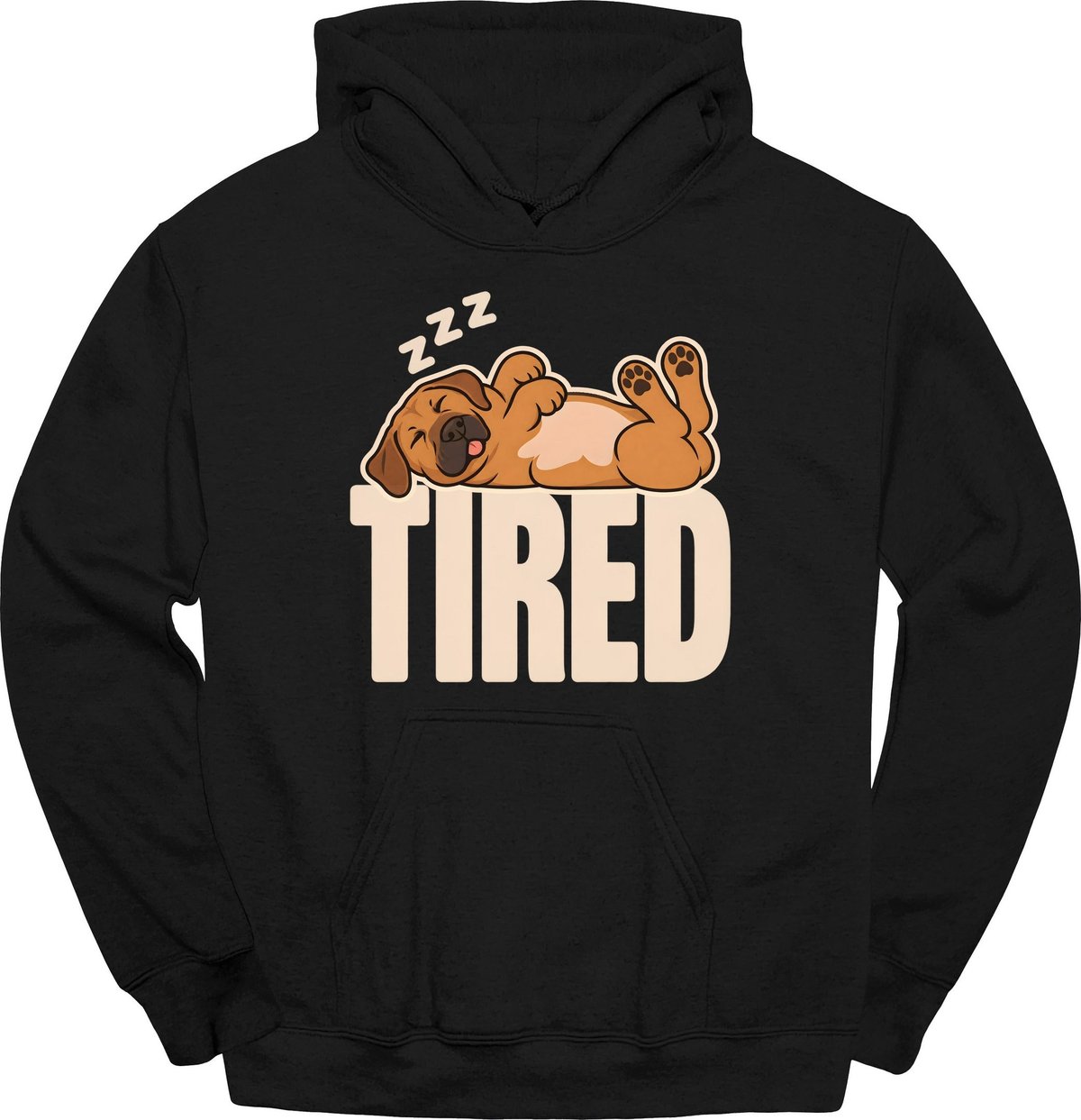 Rhodesian Ridgeback Tired Dog Hoodie Gift For Dog Lover