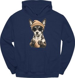 Rat Terrier Hipster Dog Hoodie Gift For Dog Lover