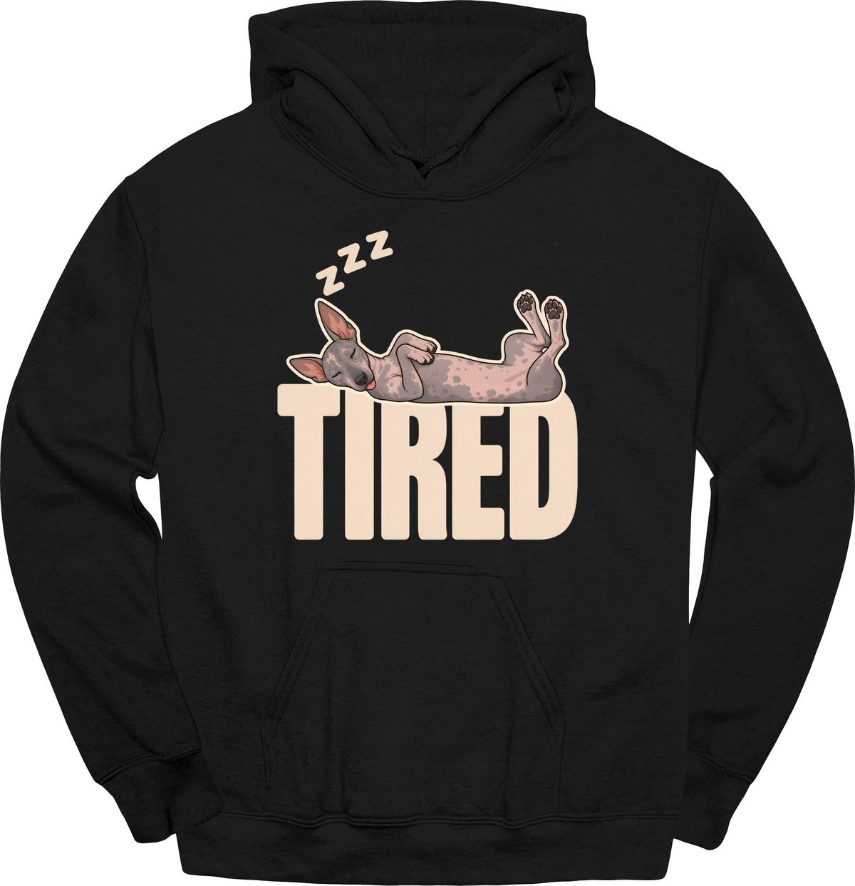 Peruvian Tired Dog Hoodie Gift For Dog Lover