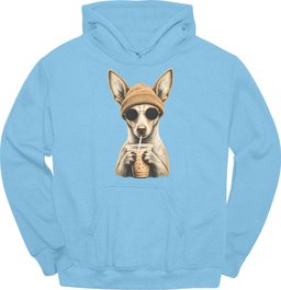 Podenco Hipster Dog Hoodie Gift For Dog Lover