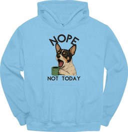 Rat Terrier Not Today Hoodie Gift For Dog Lover