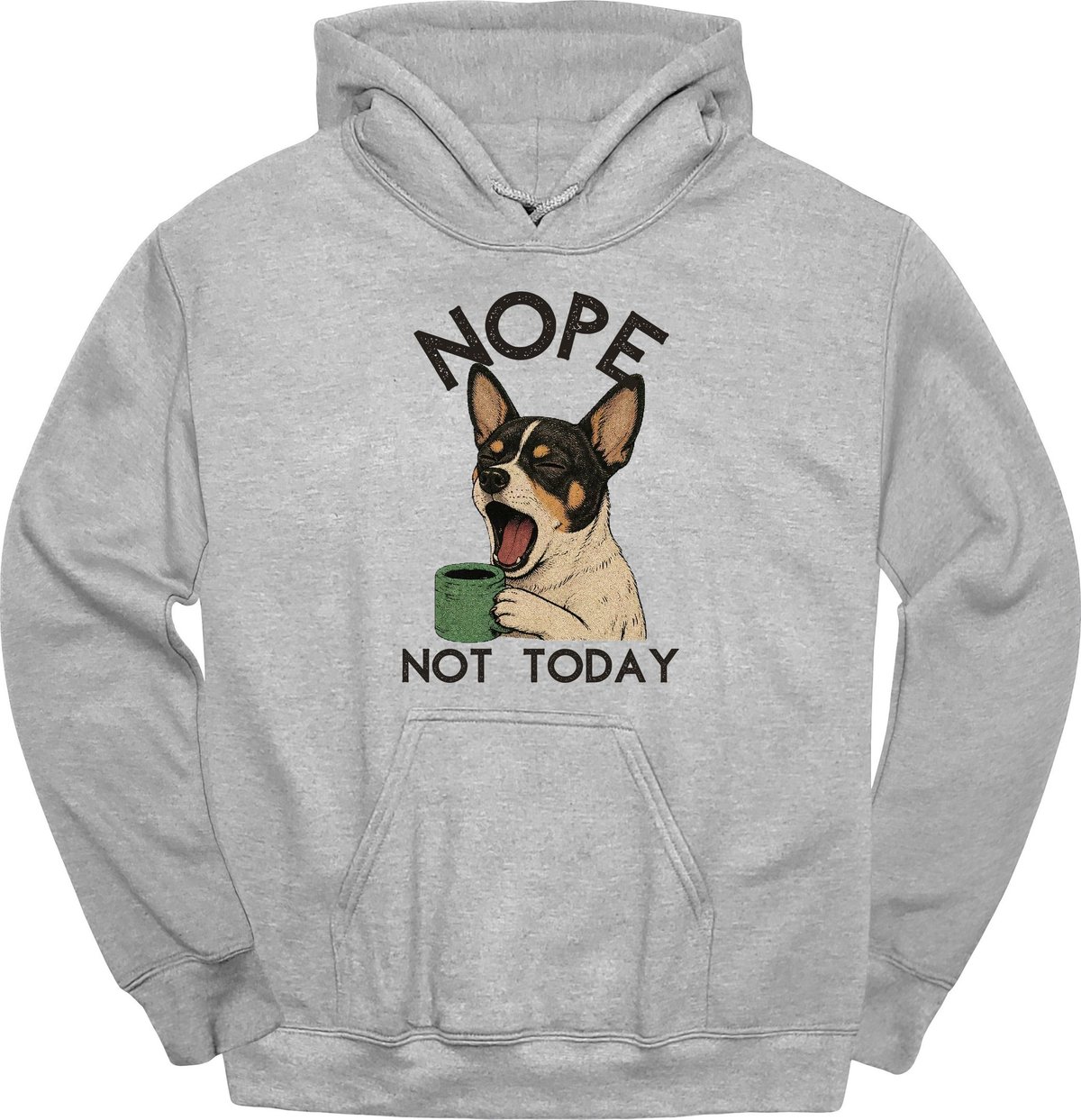 Rat Terrier Not Today Hoodie Gift For Dog Lover