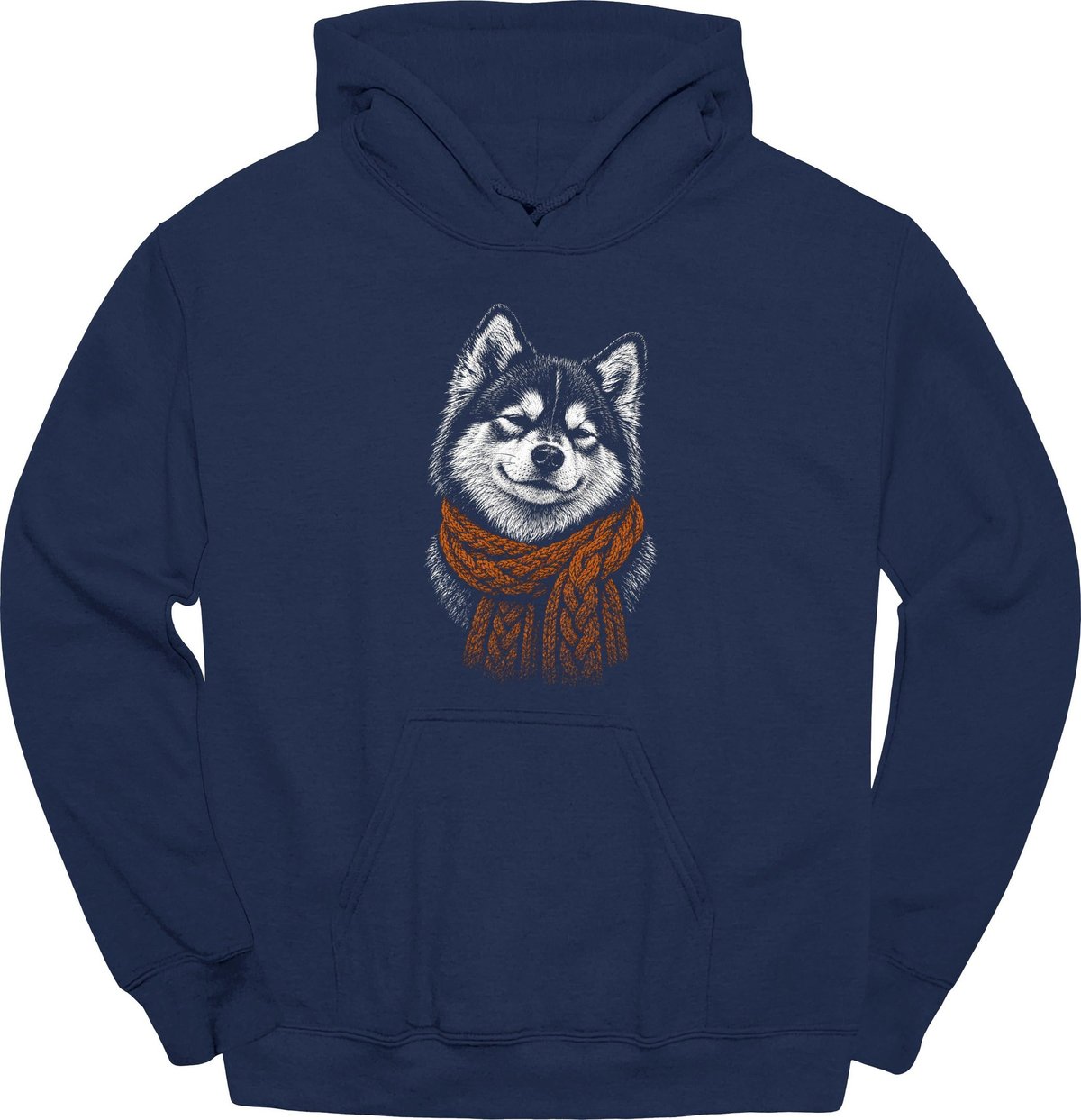 Pomsky Winter Dog Hoodie Gift For Dog Lover