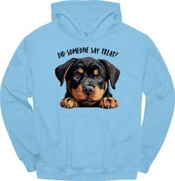 Rottweiler Did Someone Say Treat Hoodie Gift For Dog Lover